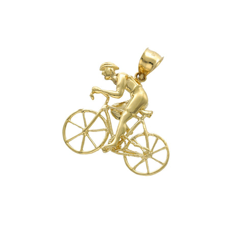 10 karat Gold Road Bike Charm