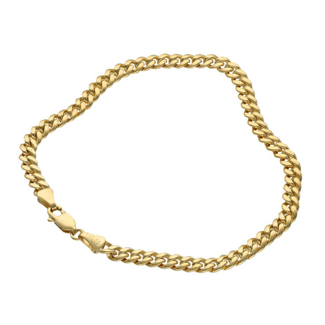 10 Karat Gold Miami Cuban Link Lobster Lock Bracelet
