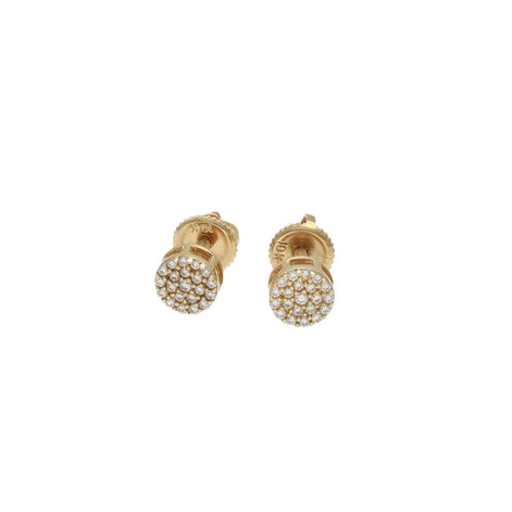 10 Karat Gold Moissanite 0.206ctw VVS Color Stud Earring