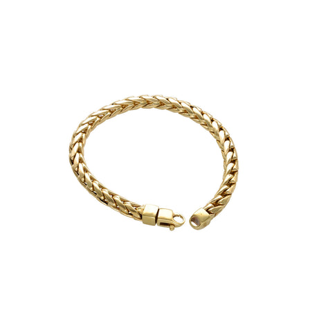 14 Karat Gold Franco Bracelet