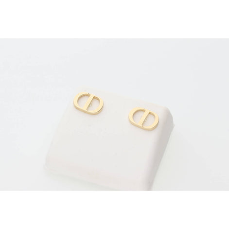 14 Karat Gold CD Stud Earring W:1.5
