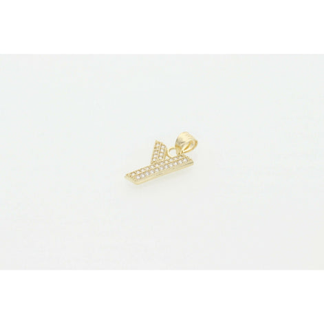 10 Karat Gold & Cz Letter