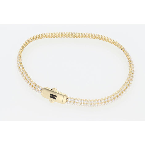 10K G & CZ Mona Tennis Brac 4.1X 7.5