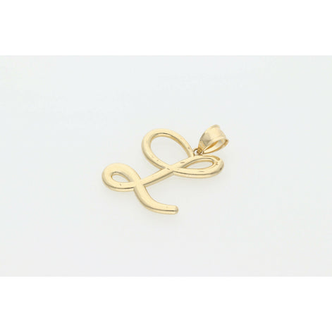 10 Karat Gold Cursive Letter