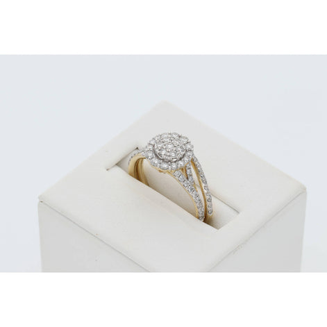 10 Karat Gold 1 ctw Diamonds Nicole Bridal Duo Set