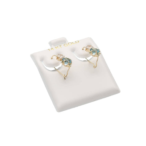 Gold Gem Earring