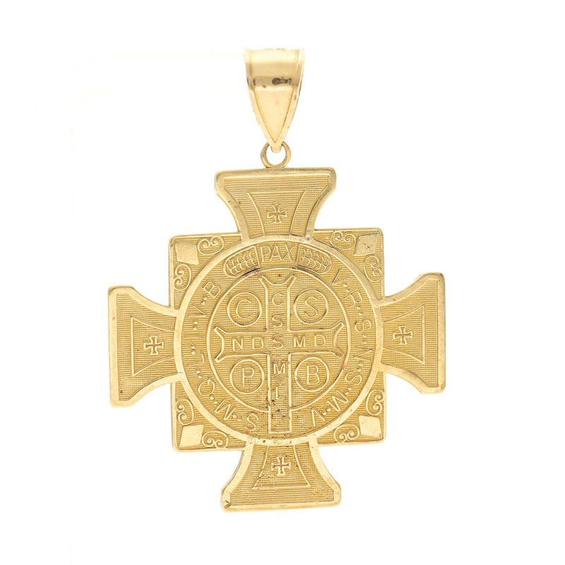 10K Gold t Benito Abad Cross Charm