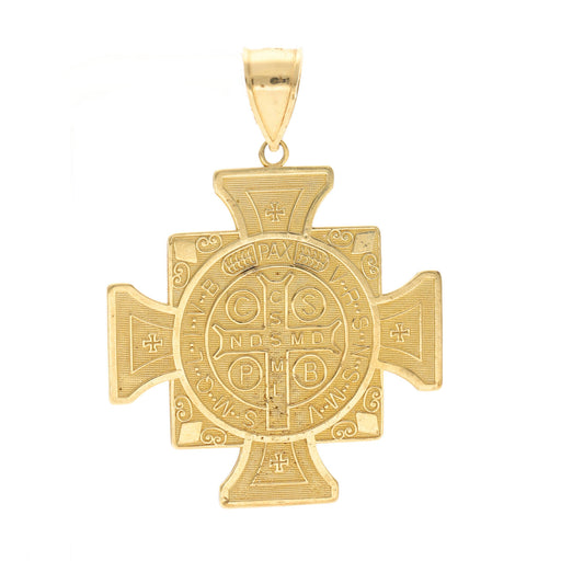 10K Gold t Benito Abad Cross Charm