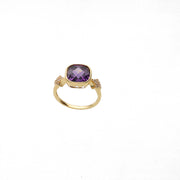 14k Gold Purple Woman Ring