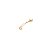 14k Gold Barbel piercing