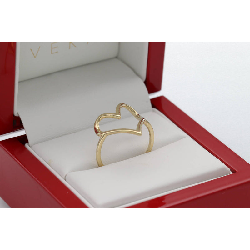 14 Karat Gold Heart Ring