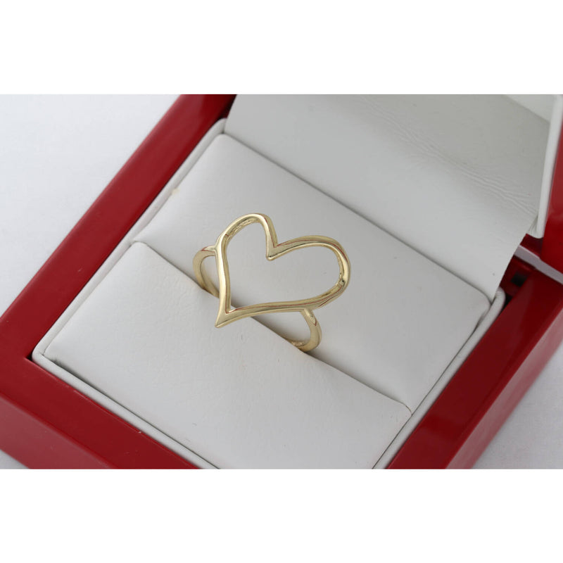14 Karat Gold Heart Ring