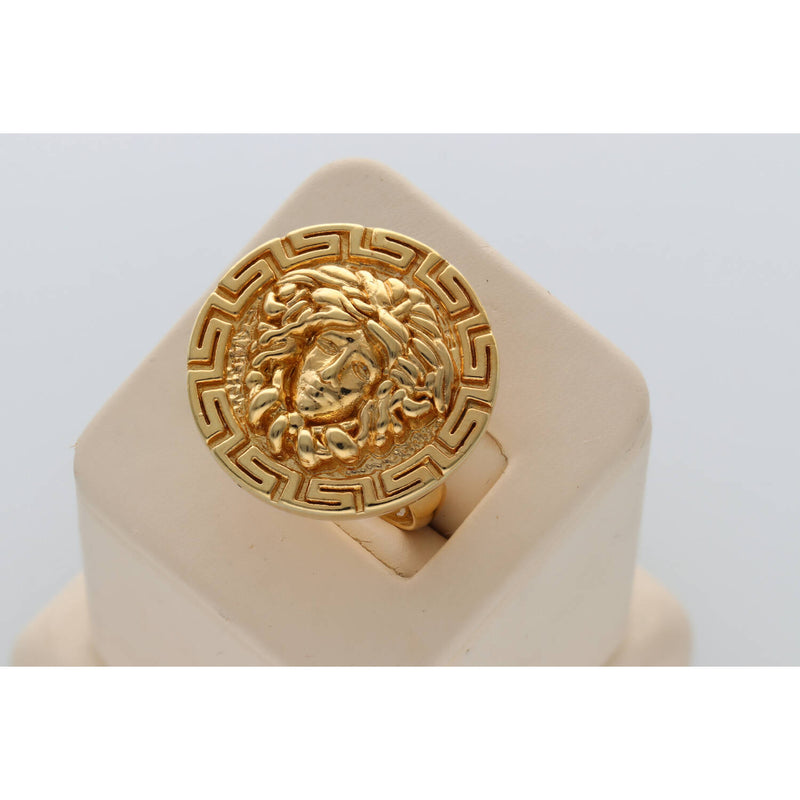 14 Karat Gold Medusa Ring