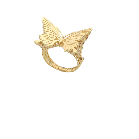 14 Karat Gold Butterfly Ring
