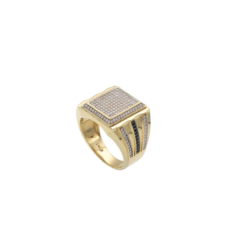 14 Karat Gold Big Square