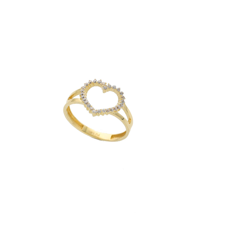 14 Karat Gold Heart Ring