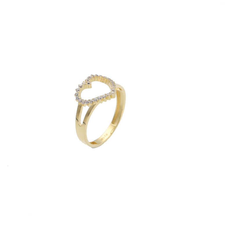 14 Karat Gold Heart Ring