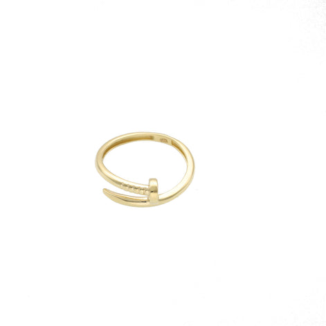 10 Karat Gold Nail Ring