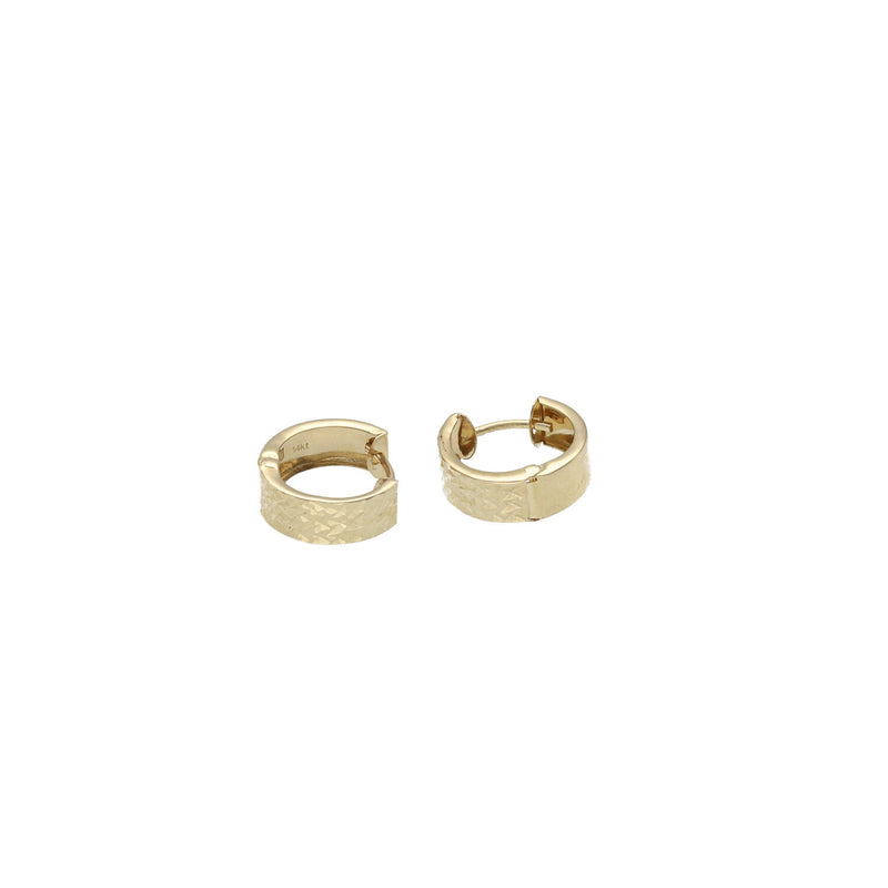 14 Karat Gold Hoops Earrings