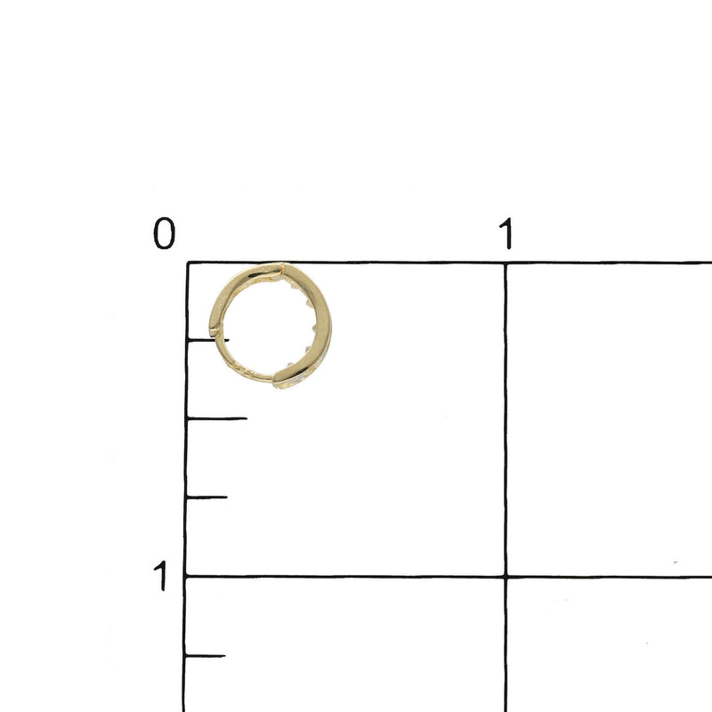 14 Karat Gold Huggies hoops Earrings