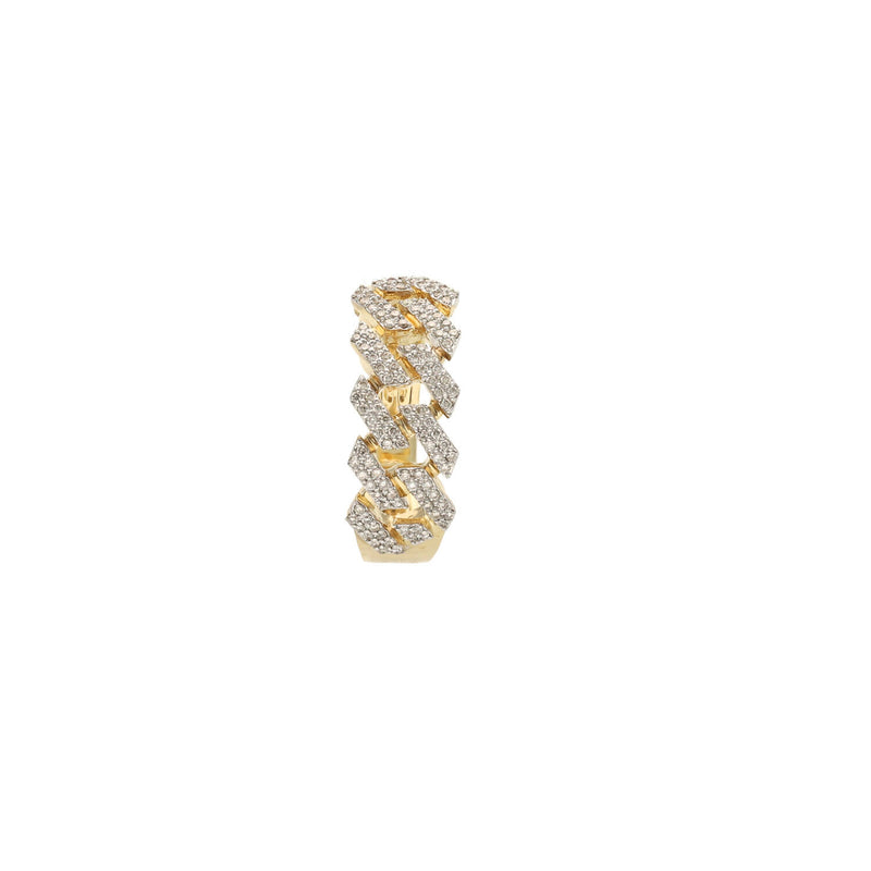 10 Karat Gold 1 CT VVS Diamond Cuban Ring