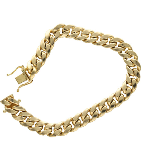 10 Karat Gold Miami Cuban Link Bracelet
