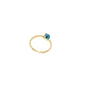 14 Karat Gold Eye Ring
