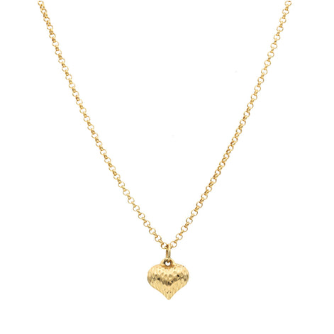 14 Karat Gold Heart Necklace
