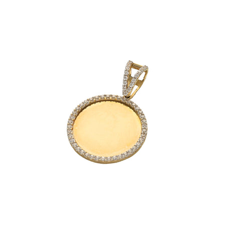 10 karat Gold & Cz Photo Charm