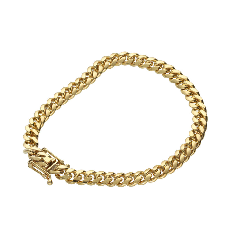 10 Karat Miami Cuban Link Bracelet 5.8 mm x 7.5"