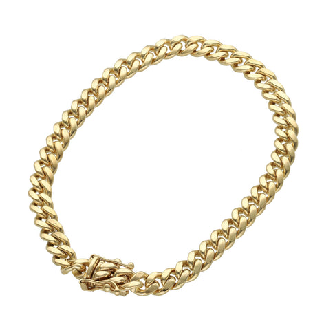 10 Karat Gold Miami Cuban Link Bracelet 5.8 mm