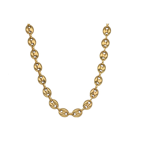 10 karat Gold Puff Mariner Chain