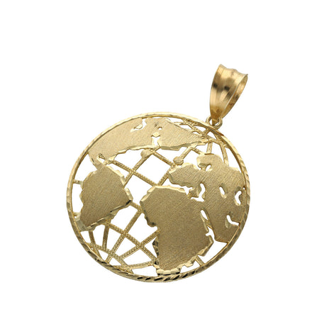 10 karat Gold World Medal Charm