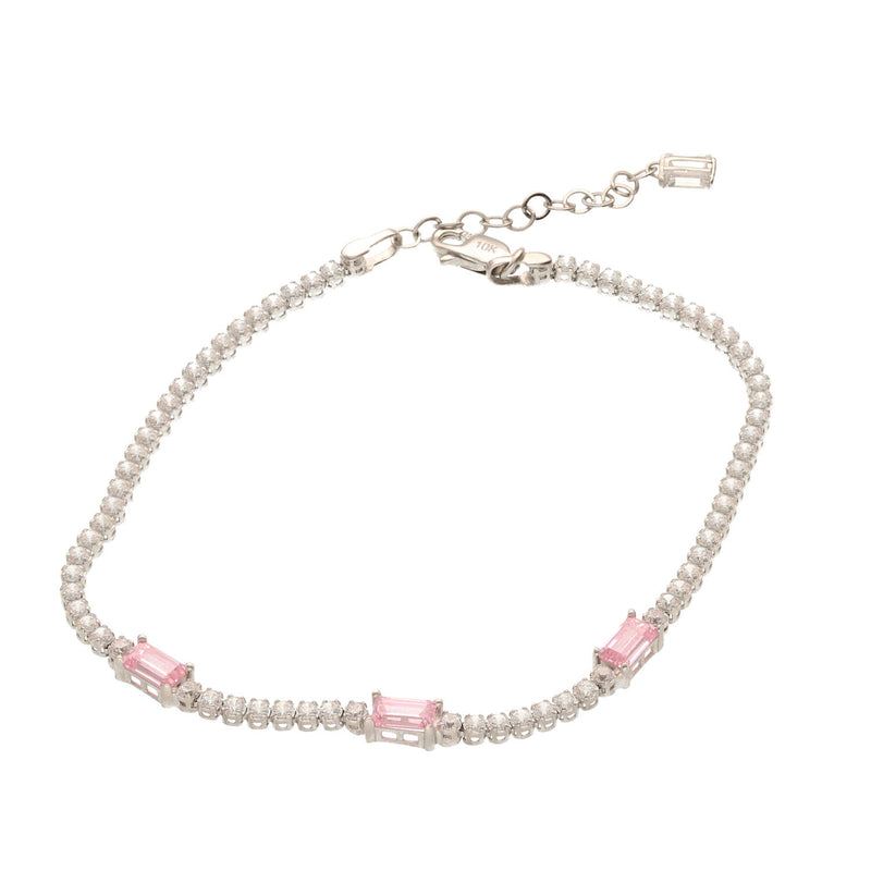 10 karat White Gold Tennis Bracelet