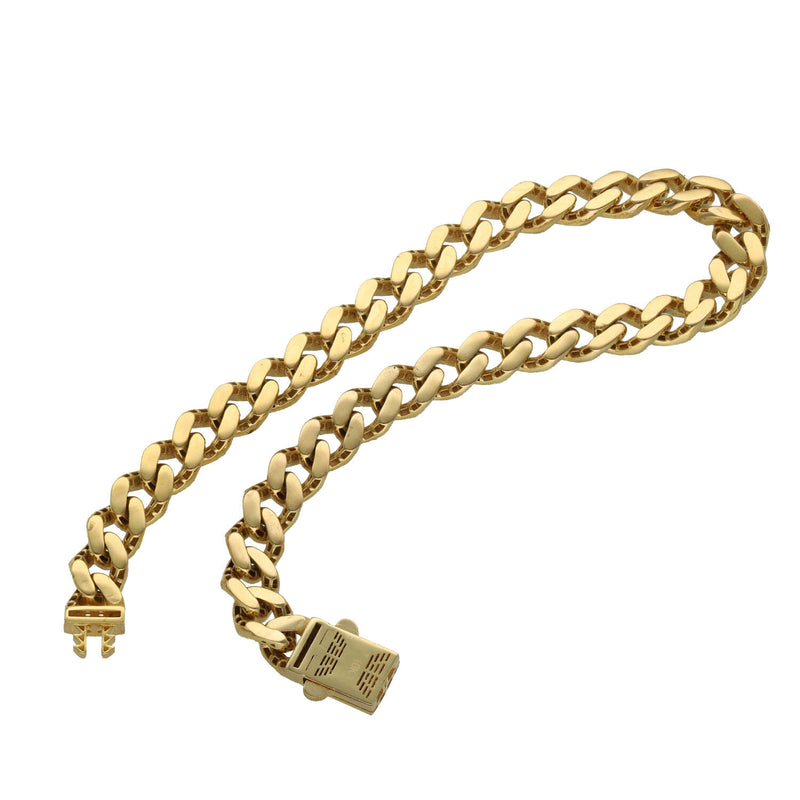 10 Karat Gold Cuban Link Bracelet 7mm x 8"