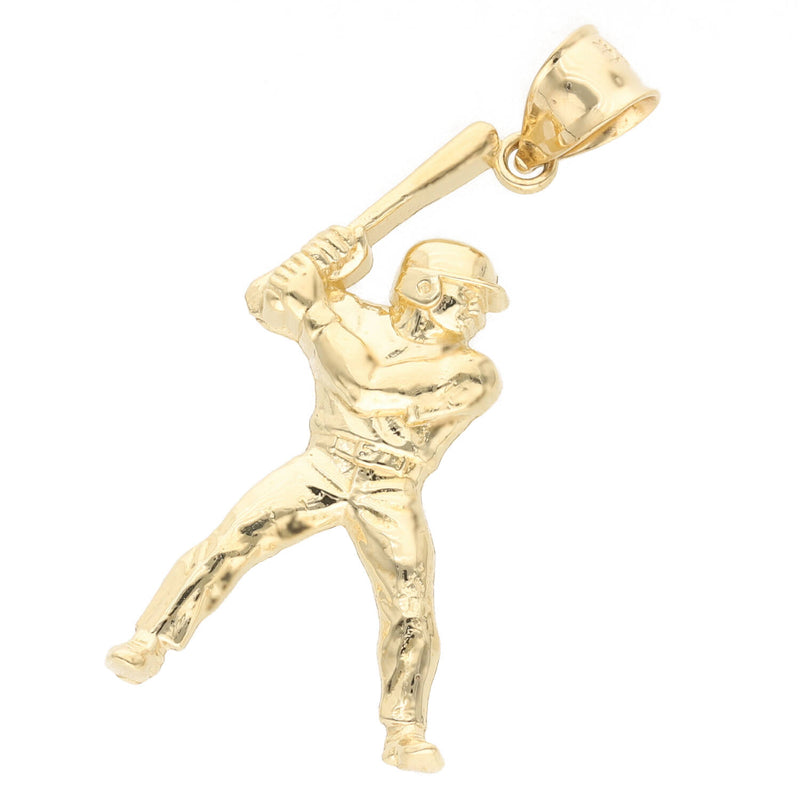 14 Karat Gold Baseball Player Charm