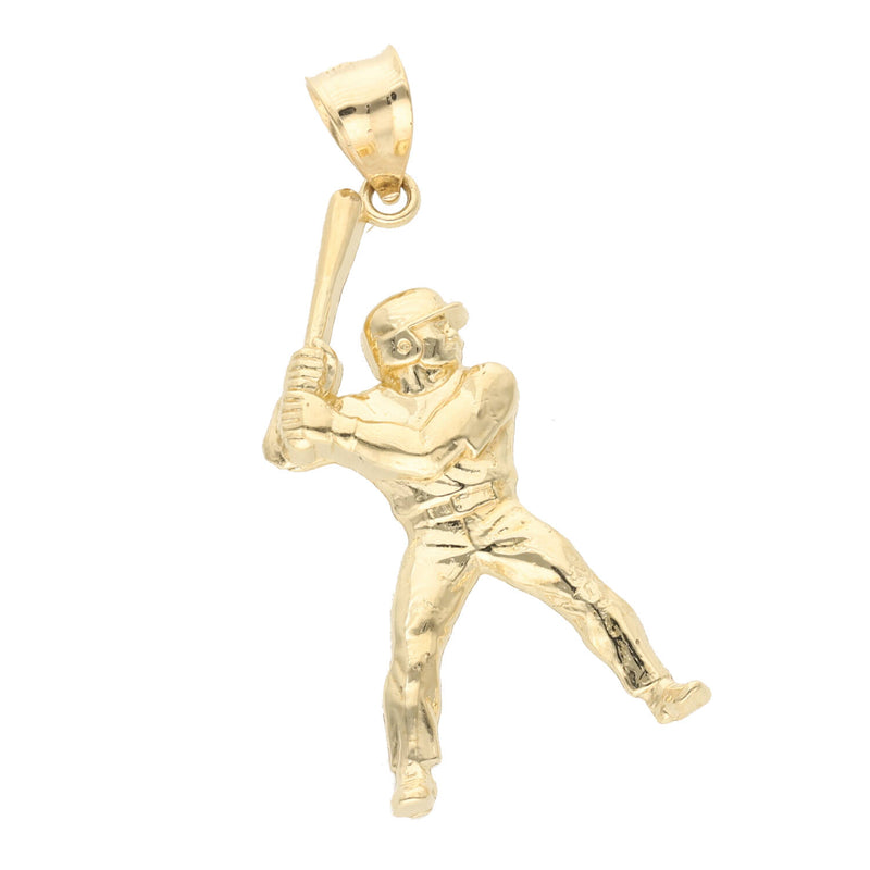 14 Karat Gold Baseball Player Charm