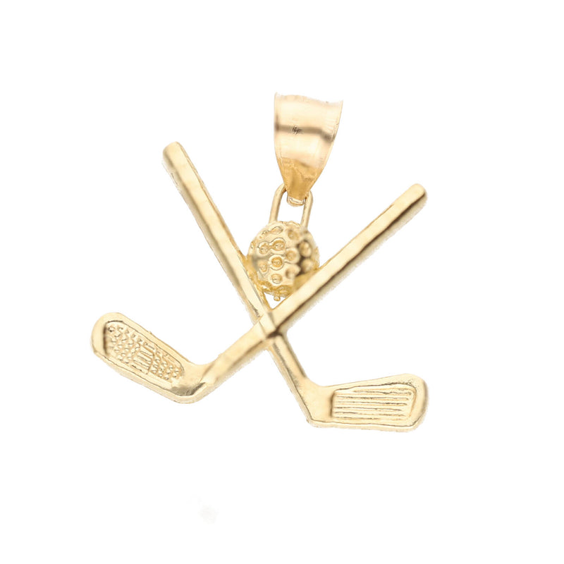 10 Karat Gold Golf Charm