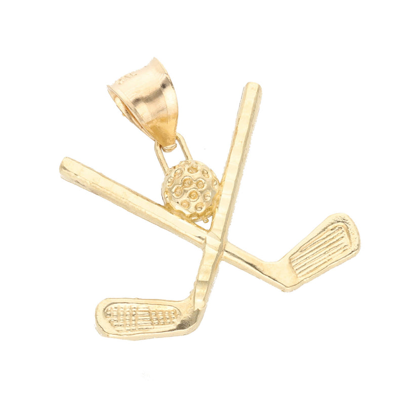 10 Karat Gold Golf Charm