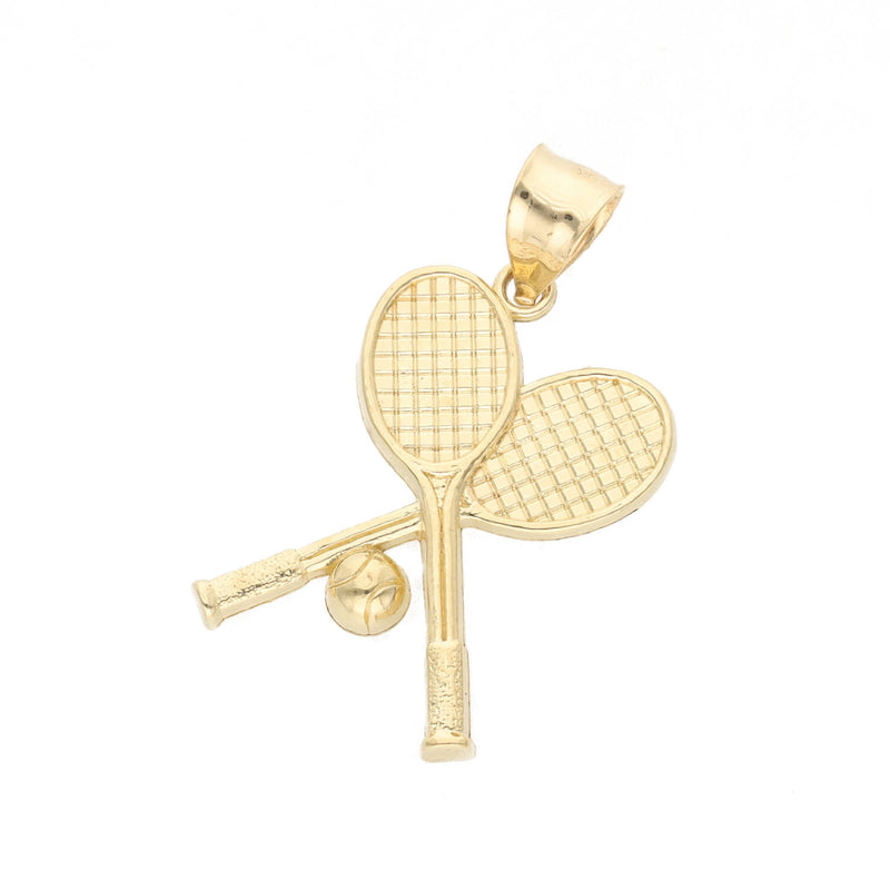 10 Karat Gold Tennis Charm