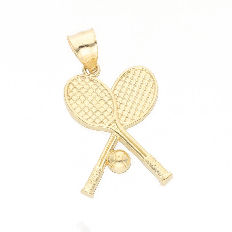 10 Karat Gold Tennis Charm