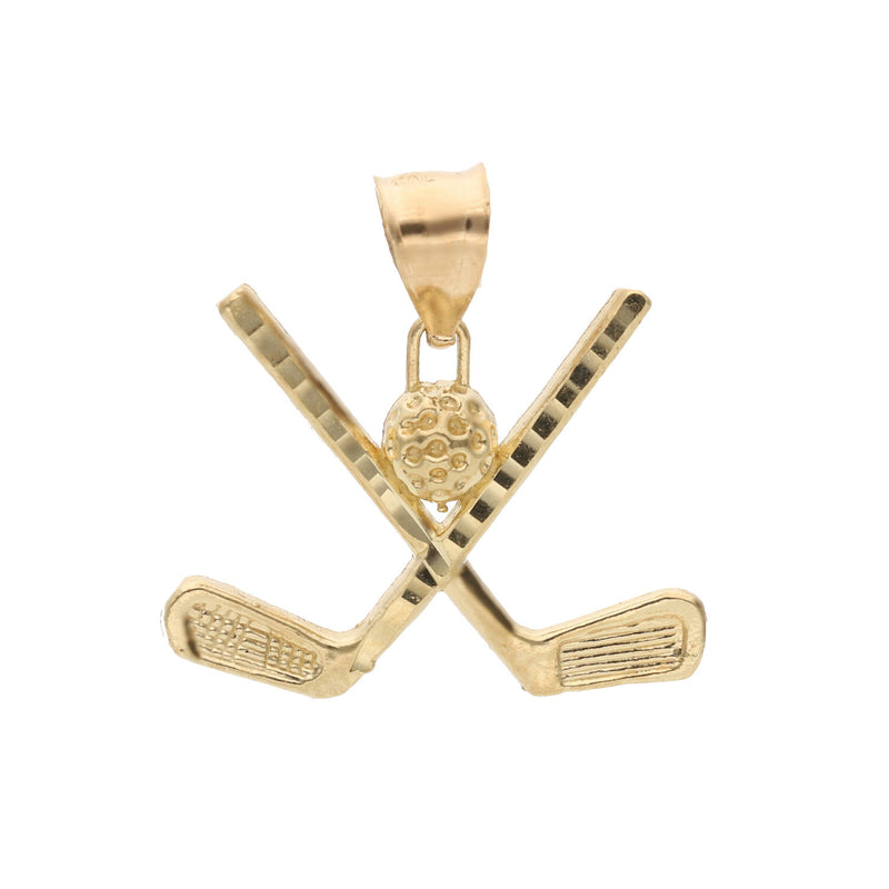 10 Karat Gold Golf Charm