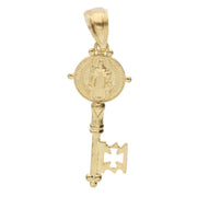 Gold St. Benito Key Charm