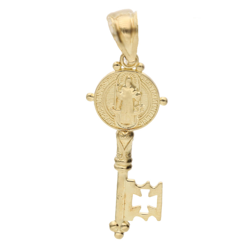 Gold St. Benito Key Charm