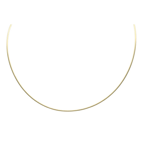 14 Karat Gold Wire Necklace