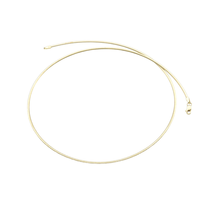 14 Karat Gold Wire Necklace