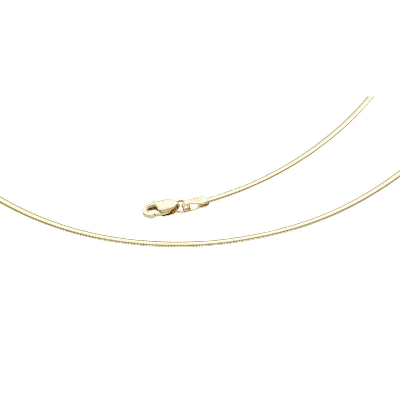 14 Karat Gold Wire Necklace