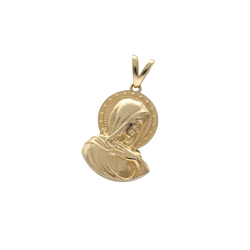14 Karat Gold Virgin Mary Charm