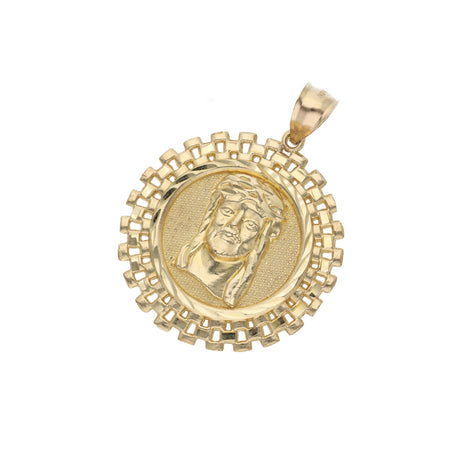 10 karat Gold Jesus Face Medal