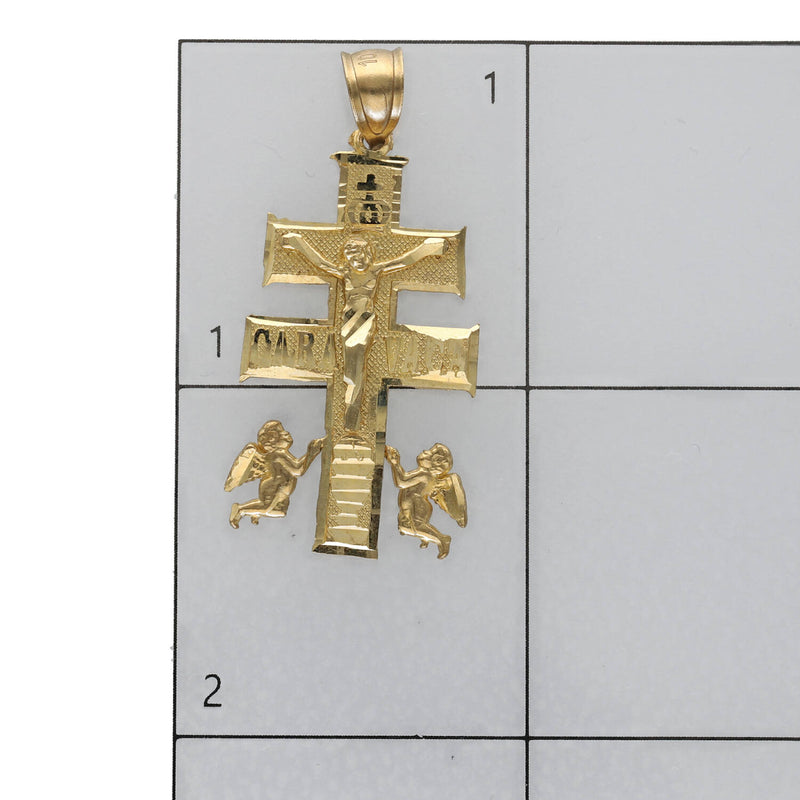 10 Karat Gold Caravaca Cross Charm
